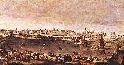 VELAZQUEZ, Diego Rodriguez de Silva y View of Zaragoza set oil painting artist